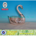 2014 high quality ceramic swan figurine